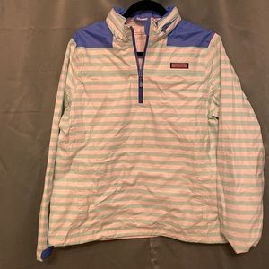 Vineyard vines half zip windbreaker
